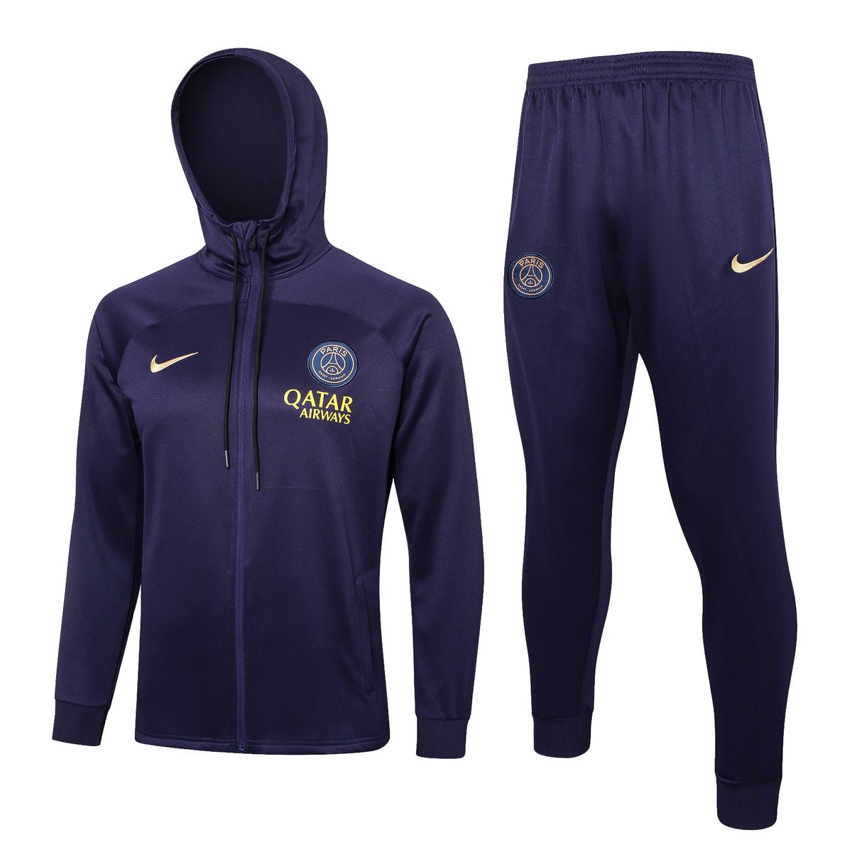 psg dark purple premium Football Tracksuit