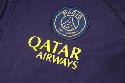 psg dark purple premium Football Tracksuit