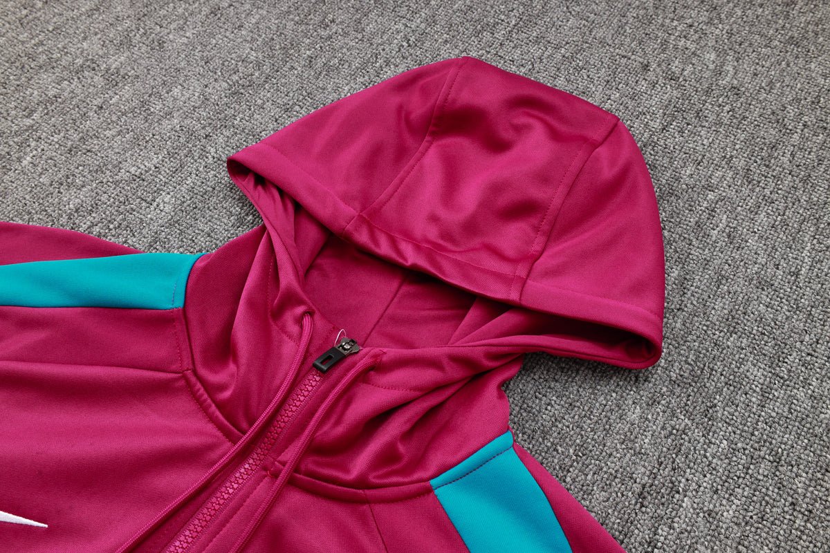 psg pink and black premium Football Tracksuit