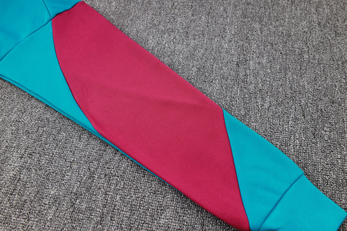 psg turquoise and pink premium Football Tracksuit