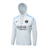 psg white and blue premium Football Tracksuit