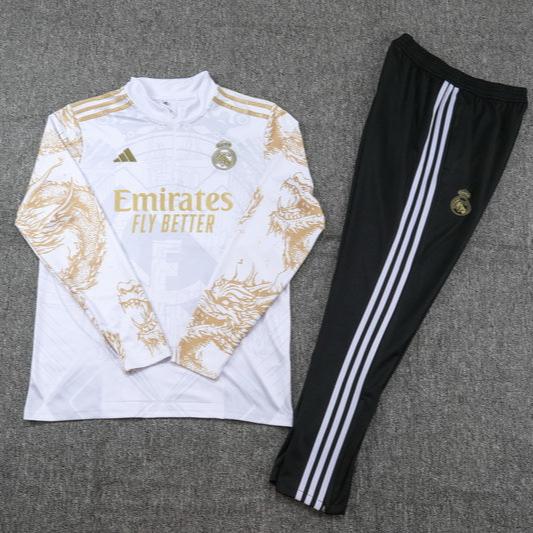 real madrid golden dynasty premium Football Tracksuit