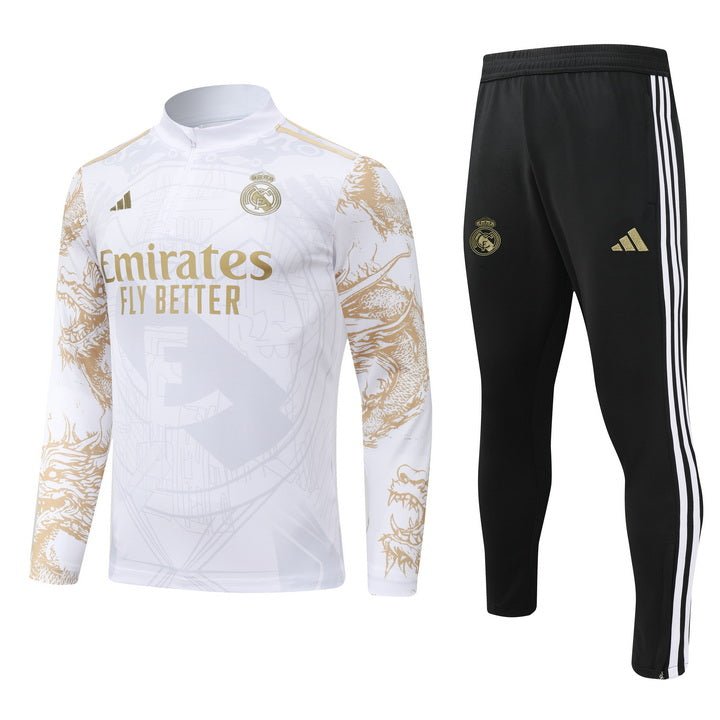 real madrid golden dynasty premium Football Tracksuit