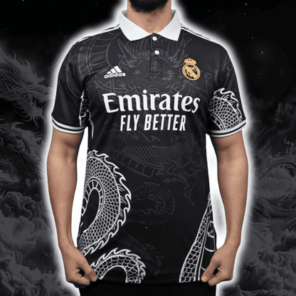 Real Madrid Dragon Jersey Black