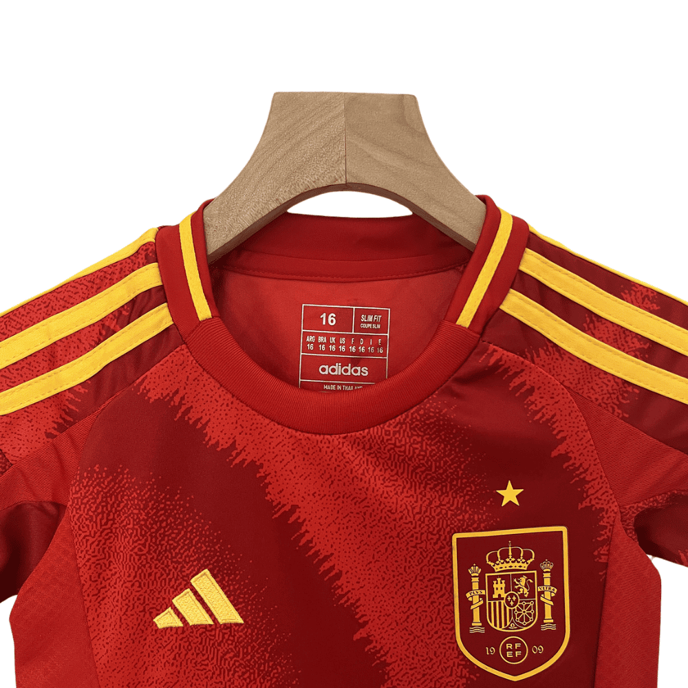 Spanien Heim-Fußballtrikot für Kinder 2024/2025