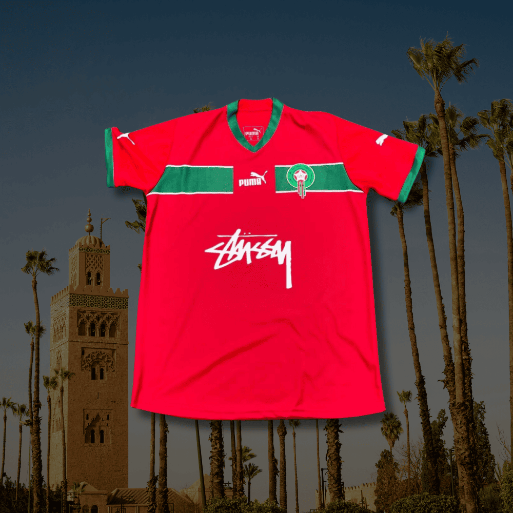 Camiseta de Stussy de Marruecos - Copa del Mundo 2022