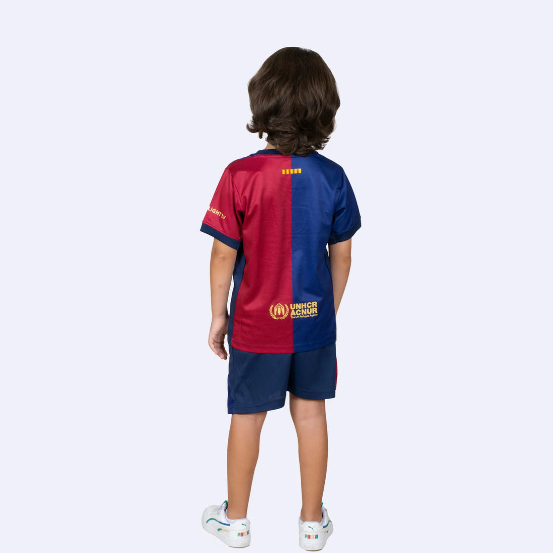 Camiseta de fútbol del FC Barcelona 24/25 para niños