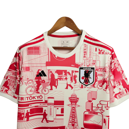 Japan Soccer Jersey - Tokyo Red