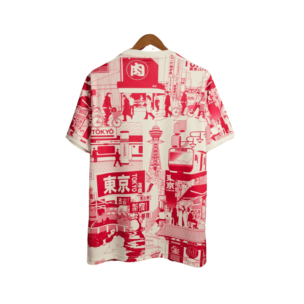 Japan Soccer Jersey - Tokyo Red