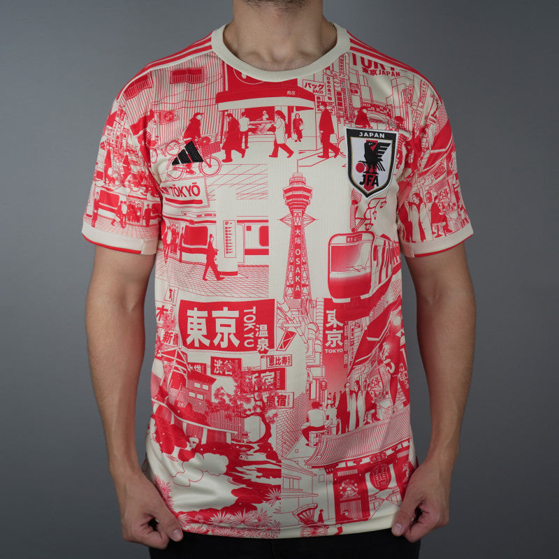 Japan Soccer Jersey - Tokyo Red