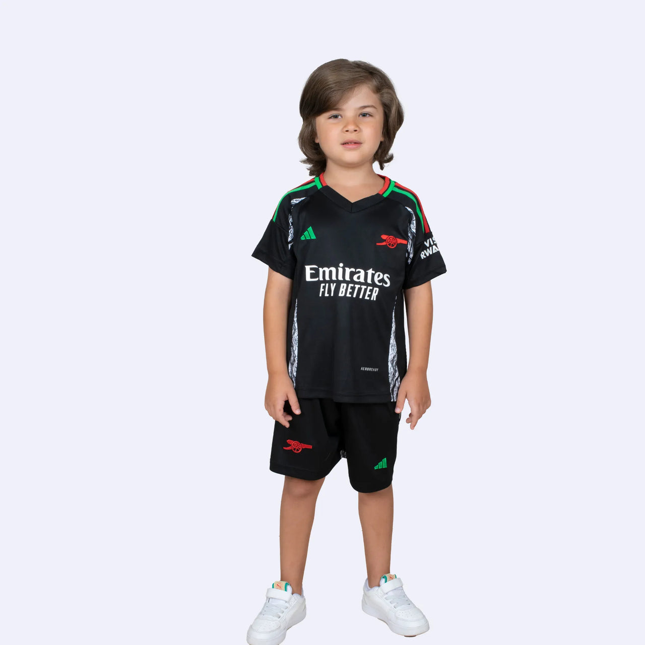 Arsenal Kids Jersey 2024/25 Black Away