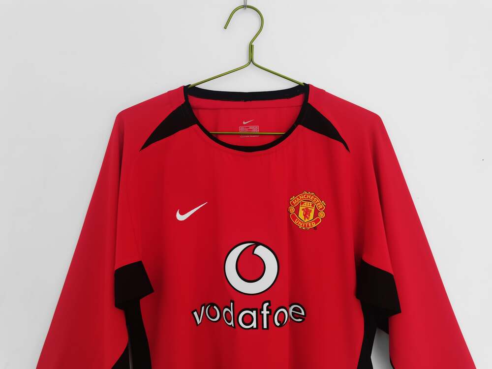 2003-04 Manchester United Retro Jersey - Long sleeves