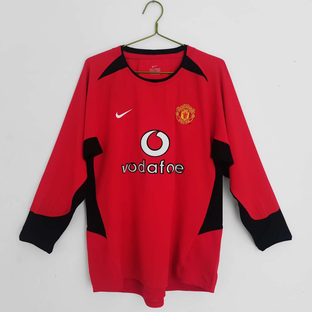 2003-04 Manchester United Retro Jersey - Long sleeves