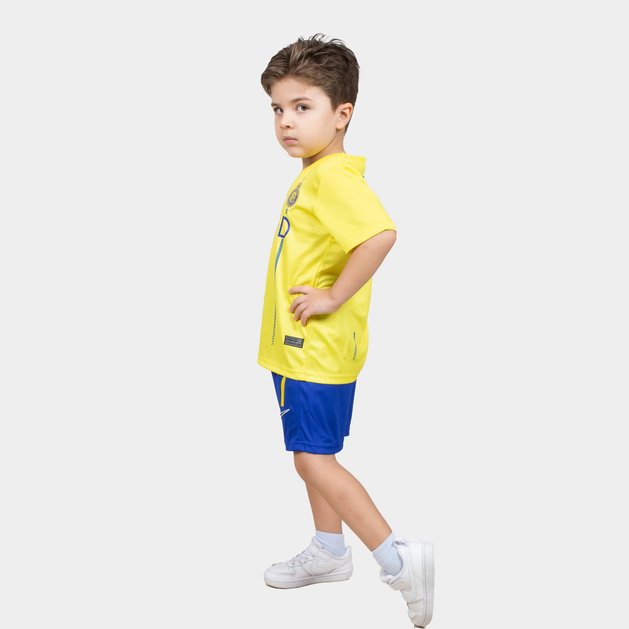 Ronaldo Kids Jersey - Al Nassr 2024 Yellow Home