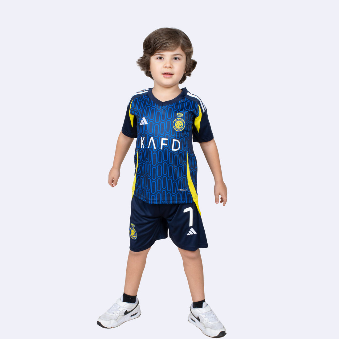 Camiseta de fútbol local para niños de Al Nassr 2024