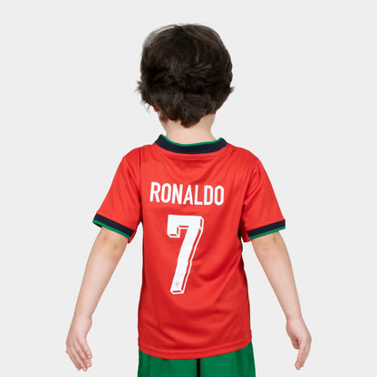 Ronaldo Kids Jersey - Portugal 2025 Home - Red