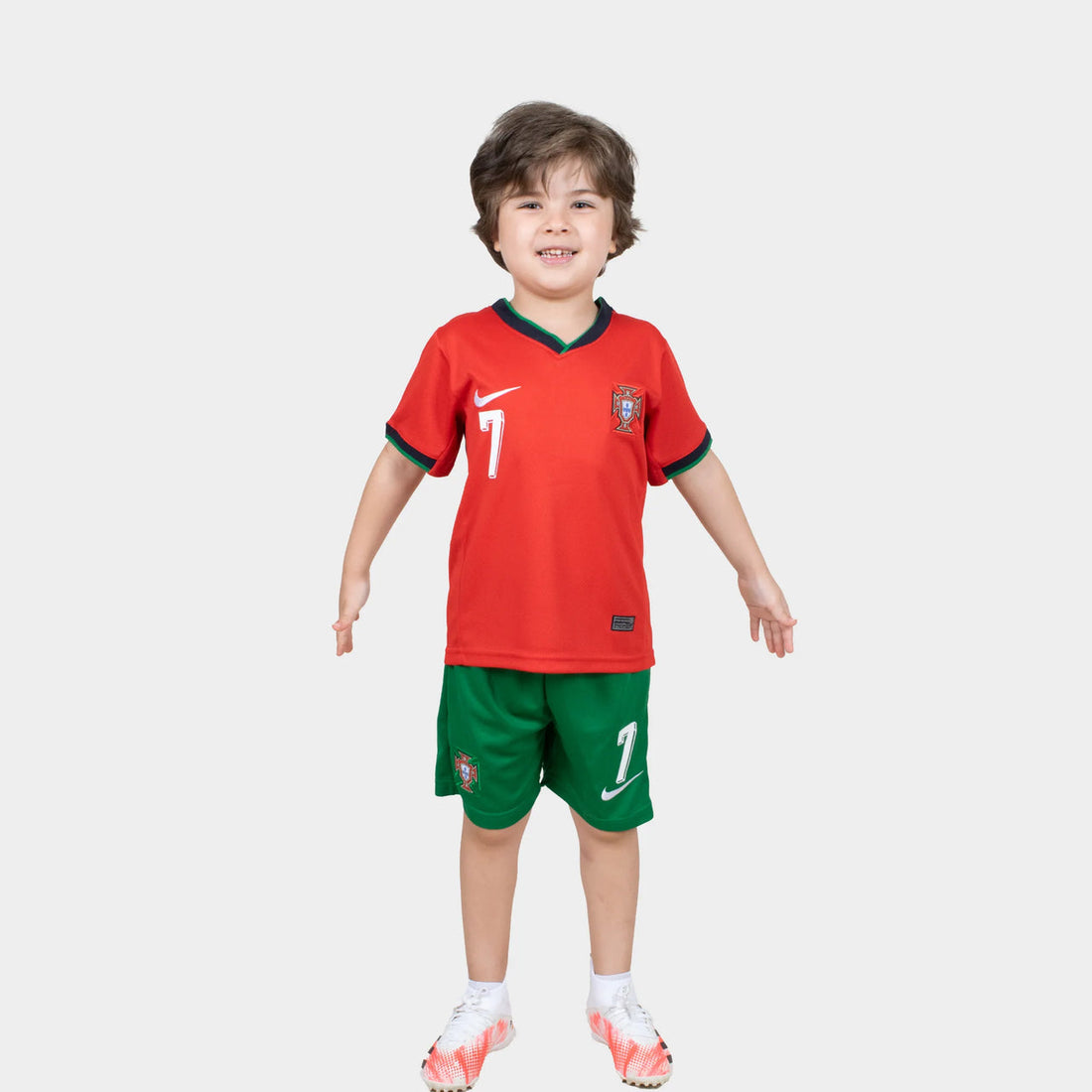 PORTUGAL EM 2024 HOME Kinder-Fußballtrikot