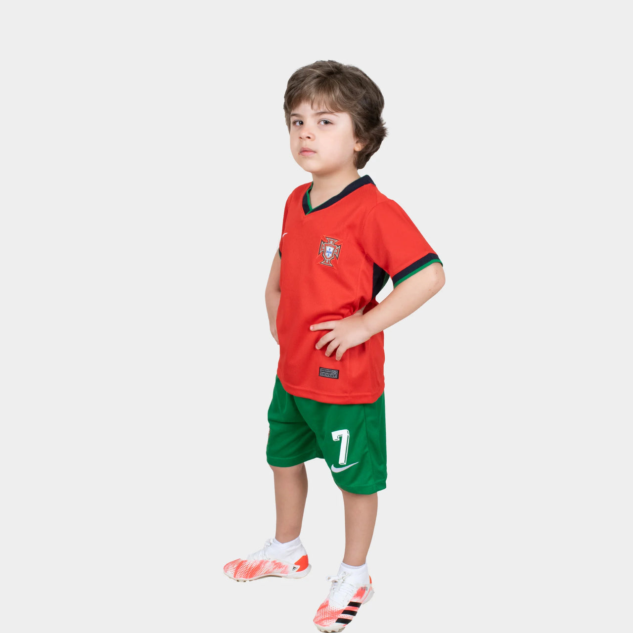 Ronaldo Kids Jersey - Portugal 2025 Home - Red