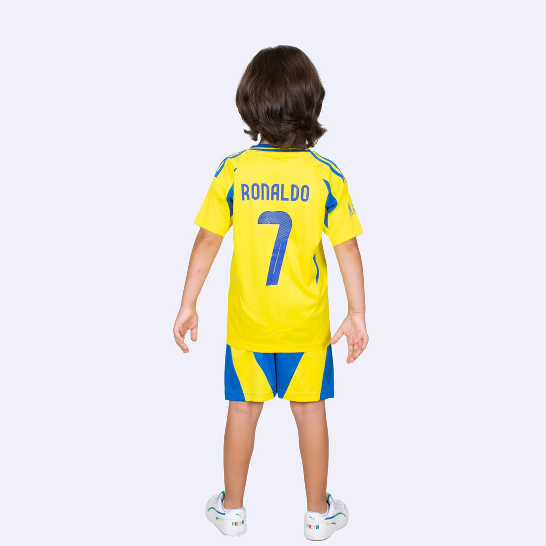 Ronaldo Kids Jersey - Al Nassr 2025 Yellow Home