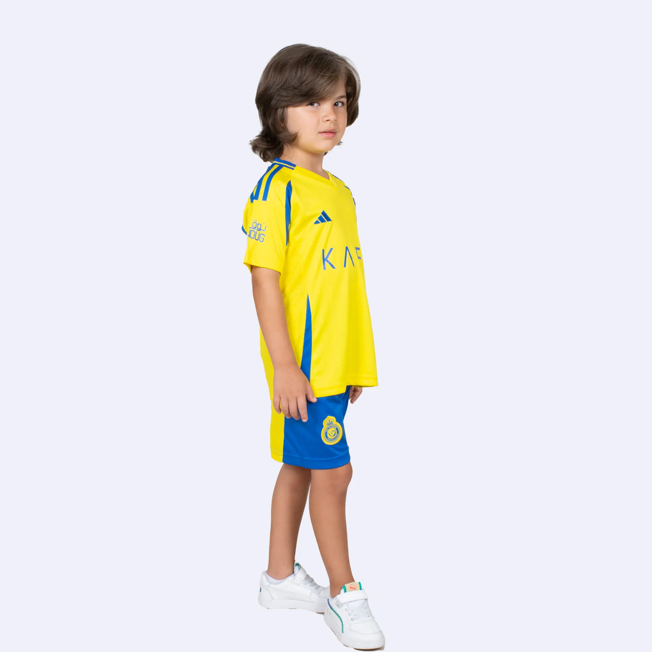 Ronaldo Kids Jersey - Al Nassr 2025 Yellow Home