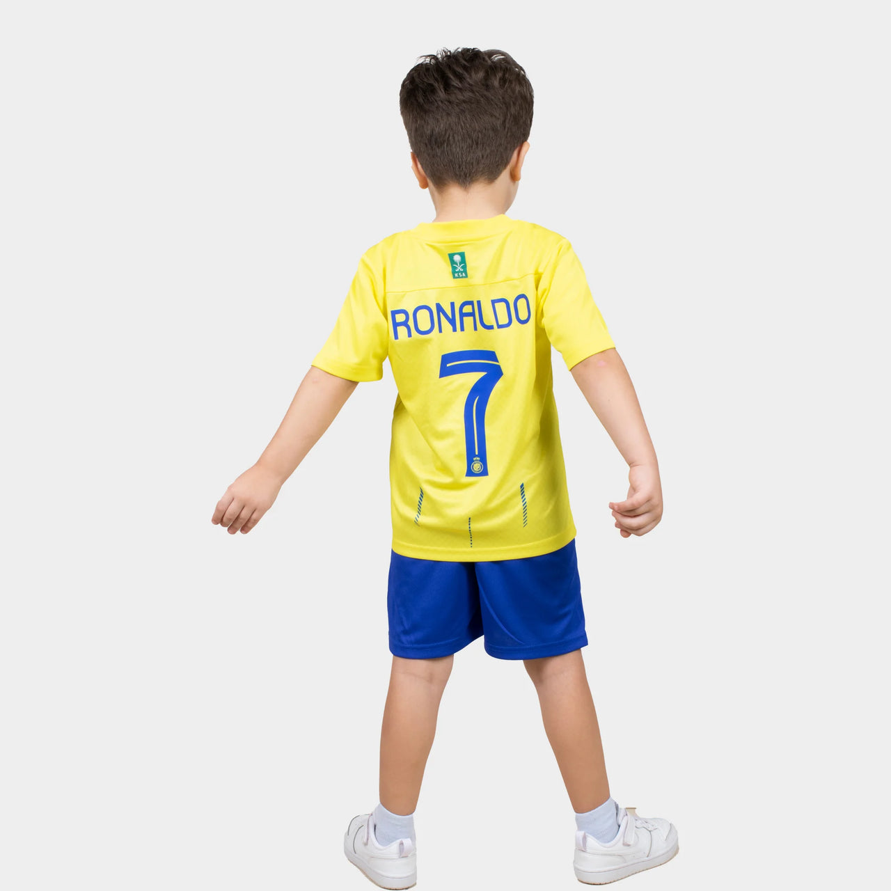 Ronaldo Kids Jersey - Al Nassr 2024 Yellow Home