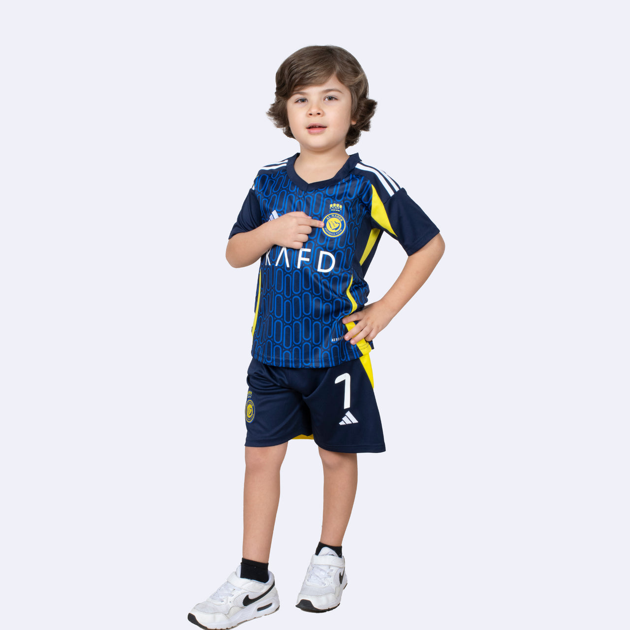 Ronaldo Kids Jersey - Al Nassr 2025 Blue Away