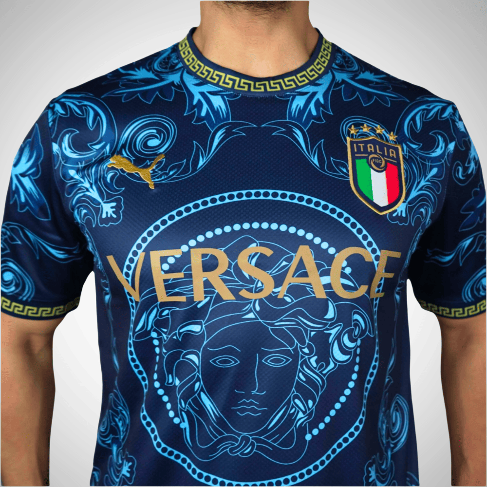 Italy Versace Jersey - Blue Aqua Edition