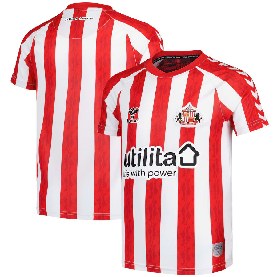 sunderland hummel home jersey 2024 25