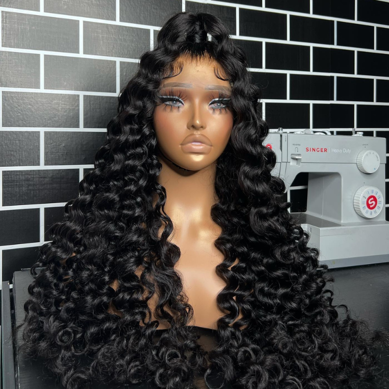 Wand Curls Loose Deep Ocean Wave Lace Front Wig