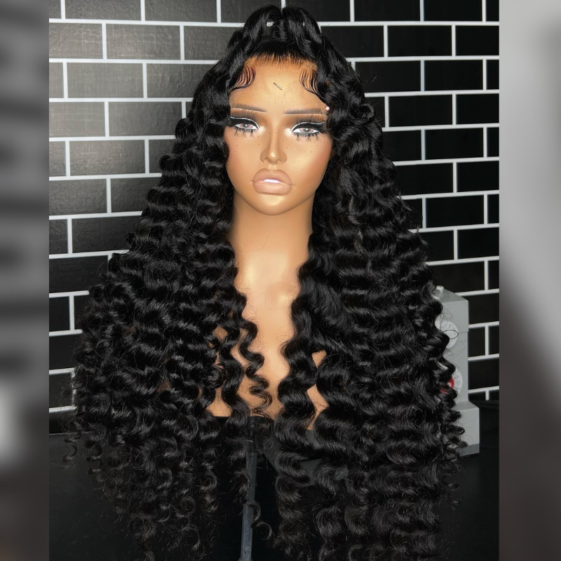 Wand Curls Loose Deep Ocean Wave Lace Front Wig