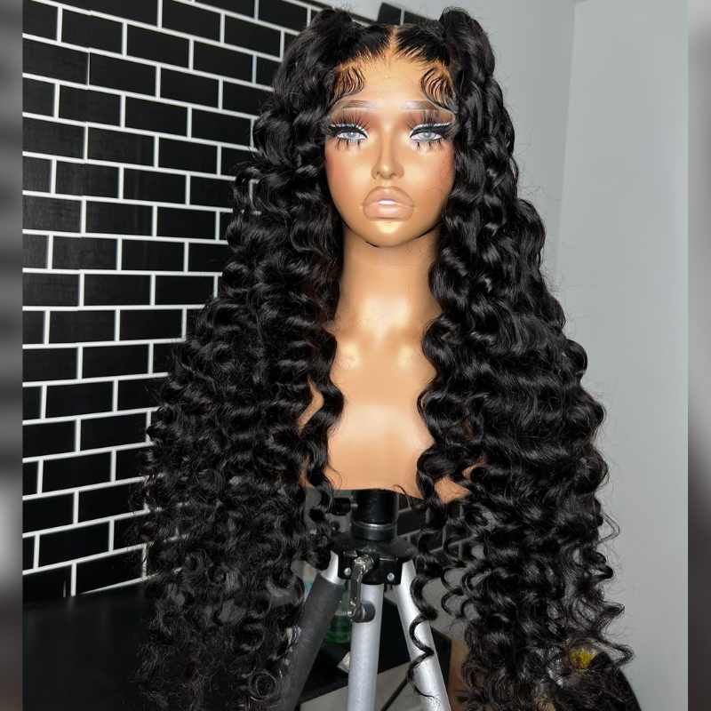 Wand Curls Loose Deep Ocean Wave Lace Front Wig