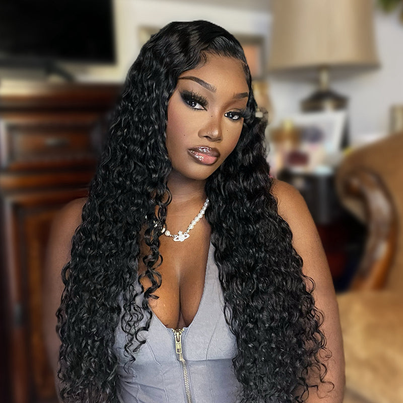 Water Wave Human Hair Wig - HD Lace Wigs