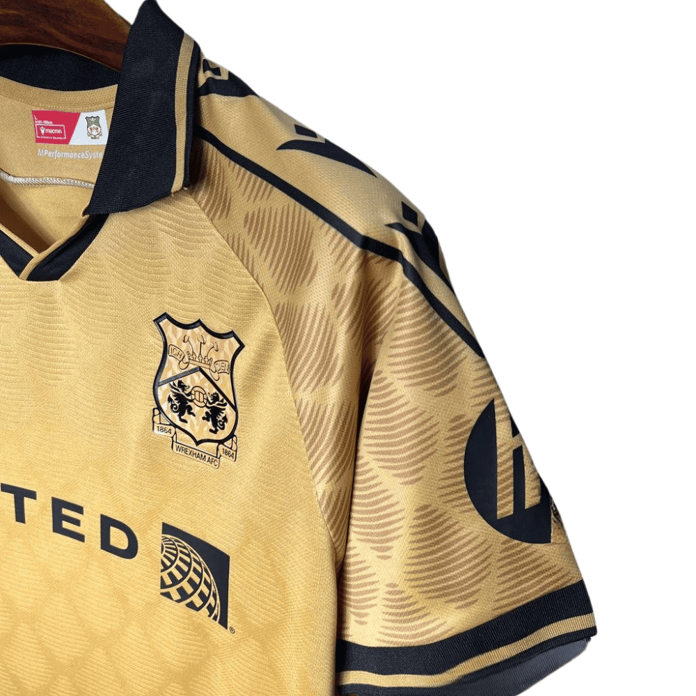 24/25 Wrexham Jersey – Gold Third