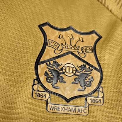 24/25 Wrexham Jersey – Gold Third